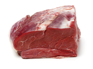 Poster -  Fresh beef cut isolated on white background 