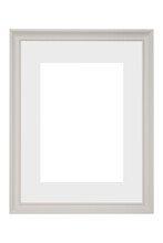 Empty White Picture Frame Mockup Template Isolated, White Blank Picture Frame, Vertical Picture Frame.