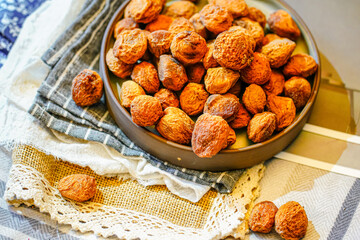 Wall Mural - Natural dried apricot on the table