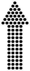 Poster - Up arrow simple symbol. PNG with transparent background.