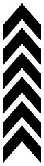 Poster - Up arrow simple symbol. PNG with transparent background.