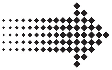 Poster - Black arrow icon. PNG with transparent background.