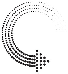 Poster - Black arrow icon. PNG with transparent background.