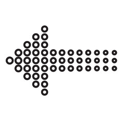 Poster - Black arrow icon. PNG with transparent background.
