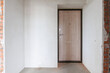 © gluschenkoart - interior of the apartment without decoration in gray colors