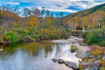  Creek of New England in foliage season