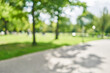 Leinwandbild Motiv Blurred background of park