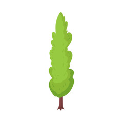 Sticker - Isometric Tree Illustration