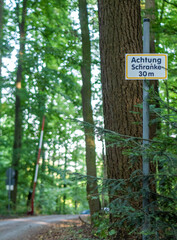 Sticker - Mischwald in Baden-Württemberg