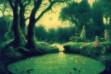 Midsummer Night's Dream Series Little Enchanted Pond