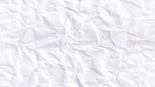 White Paper Texture Background. Clean White Paper, Wrinkled, Abstract Background.