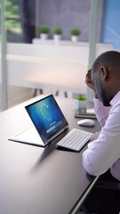Poster - Installing Software Update Progress. Computer Loading Patch