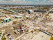 Leinwandbild Motiv Massive destruction on Fort Myers Beach aftermath Hurricane Ian
