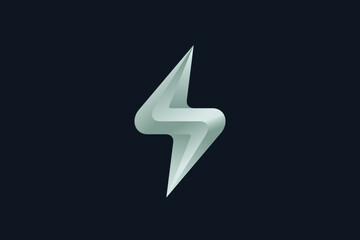 Wall Mural - Flash Lightning Logo Energy Power Electric Bolt Design Vector Template.