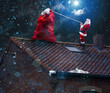 © alphaspirit - Santa claus ready to deliver presents for christmas