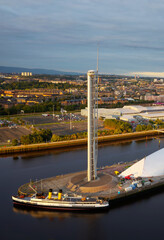 Wall Mural - Glasgow Science Centre Tower and iMax Cinema re-opened following lockdown 
