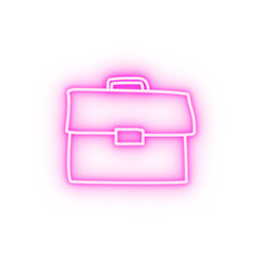 Poster - portfolio sketch neon icon