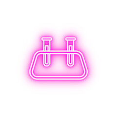 Poster - Test tube neon icon
