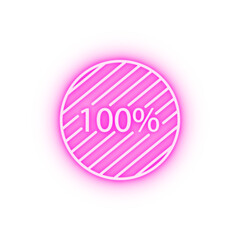 Poster - loading neon icon