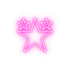Poster - Popular video neon icon