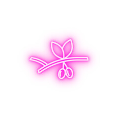 Poster - Vector Olive neon icon
