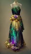 © Marius - Gorgeous party dress with fancy decor, 3d render