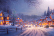 Weihnachtliche Winterlandschaft Christmas Jahreszeit