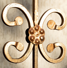 Wall Mural -  forged element close-up