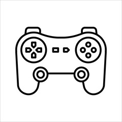 Wall Mural - Gamepad icon vector. Logo Vektor simple desain