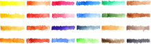 Watercolor Stripe Brush Colorful Rainbow Palette Spot Background