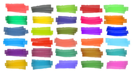 Wall Mural - colors marker highlights