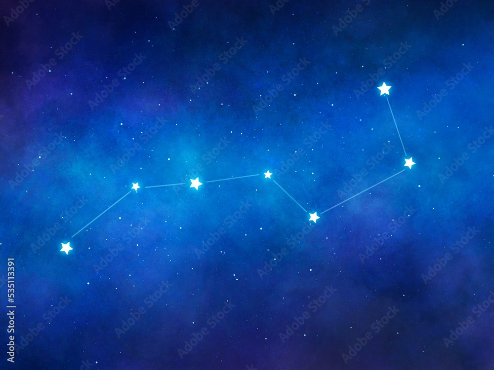 北斗七星の背景素材Stock Illustration | Adobe Stock
