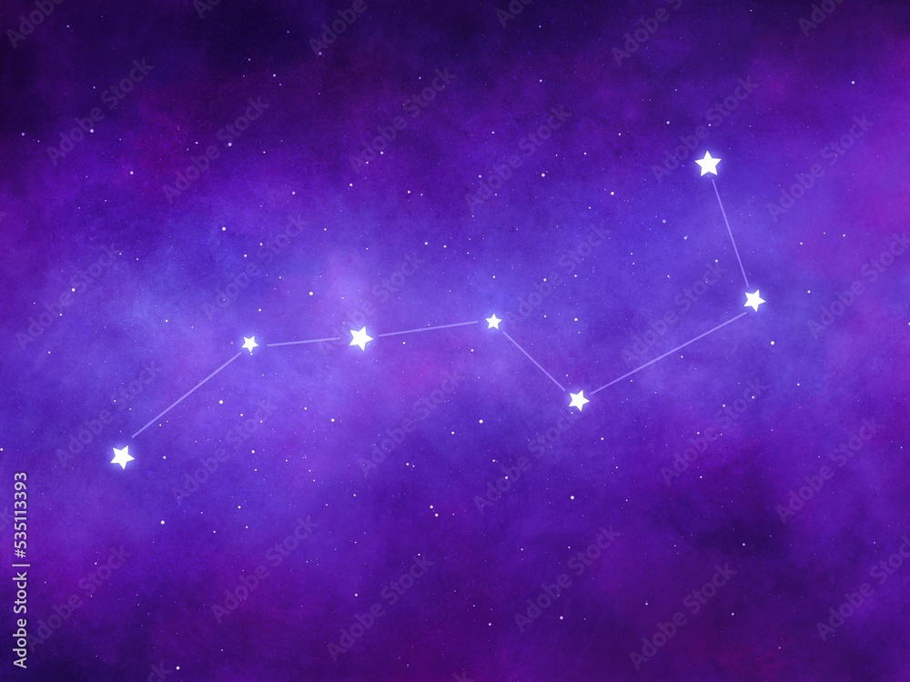 北斗七星の背景素材Stock Illustration | Adobe Stock
