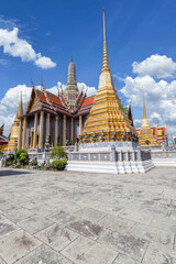 Wall Mural - Temple of the Emerald Buddha or Wat Phra Kaew temple, Bangkok, Thailand