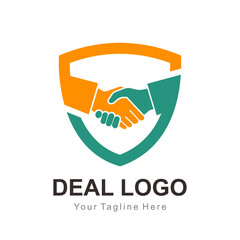 Wall Mural - deal shield logo