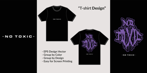 Poster - Trendy death metal style design non-toxic for designing t-shirts, hoodies or merchandise