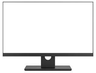 computer monitor with blank screen