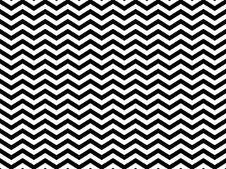 Wall Mural - Seamless chevron pattern, zigzag pattern with black and white striped lines