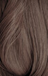 © Vera - Brown hair close-up as a background. Women's long brown hair. Beautifully styled wavy shiny curls. Hair coloring. Hairdressing procedures, extension.