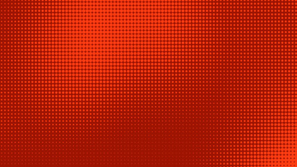 Poster - Dots halftone red purple color pattern gradient texture with technology digital background. Dots pop art comics style.