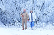 © aletia2011 - Nicel elderly couple rejoice together in winter