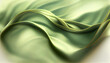 背景素材:ゴージャスな緑色の布（シルクサテン）の背景generative ai	