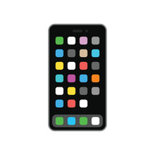 Phone emoji icon. Gadget symbol modern, simple, vector, icon for website design, mobile app, ui. Vector Illustration