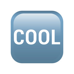 Wall Mural - cool button emoji icon. multimedia symbol modern, simple, vector, icon for website design, mobile ap