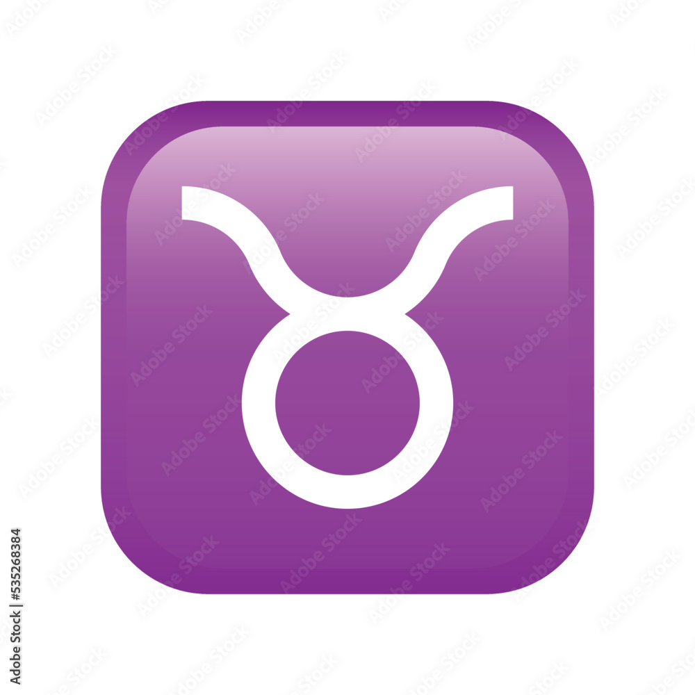 Taurus emoji icon. Astrology symbol modern, simple, vector, icon for ...