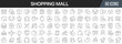 © stas111 - Shopping mall line icons collection. Big UI icon set in a flat design. Thin outline icons pack. Vector illustration EPS10