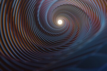 Aufkleber - Wonderful Abstract colourful swirl golden ratio background. Starburst dynamic wave. 3d rendering illustration  Background pattern for design.