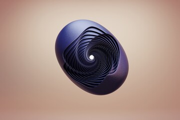 Poster - Beautiful Abstract colourfu geometric l shiny swirl background. Starburst dynamic rings. 3d rendering illustration  Background pattern for design.