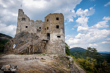 Sticker - Reviste castle ruins, Slovakia