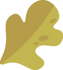 Sticker - Oak leaf icon. Vector illustration